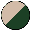 Beige / Vert