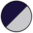 Azul marino / Gris claro