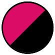 Fuchsia / Schwarz