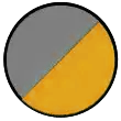 Grey / Fiery Orange